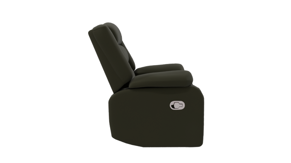 Individual Reclining Chair 3D Model - Professional 3D Model Render 8