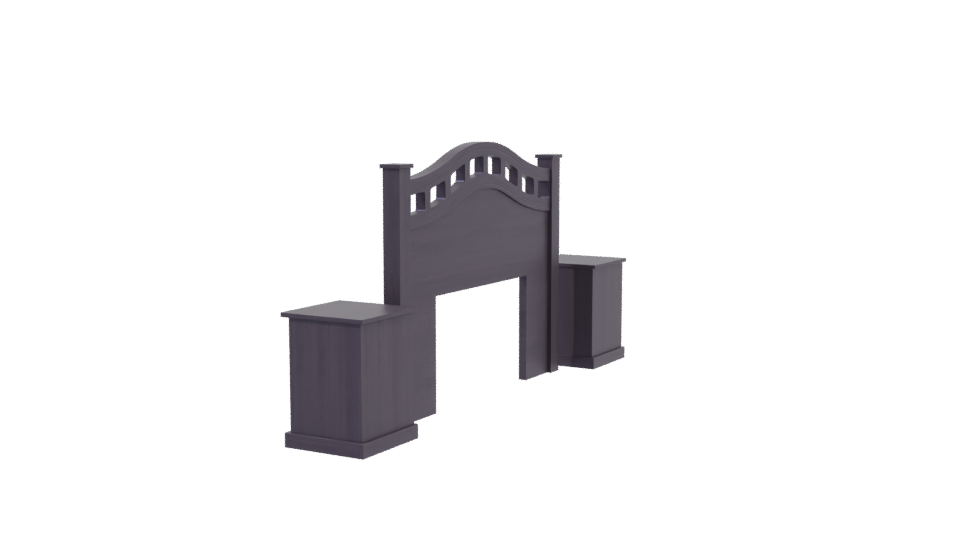 Elegant Bedroom Furniture Set 3D - Professional 3D Model Render 3