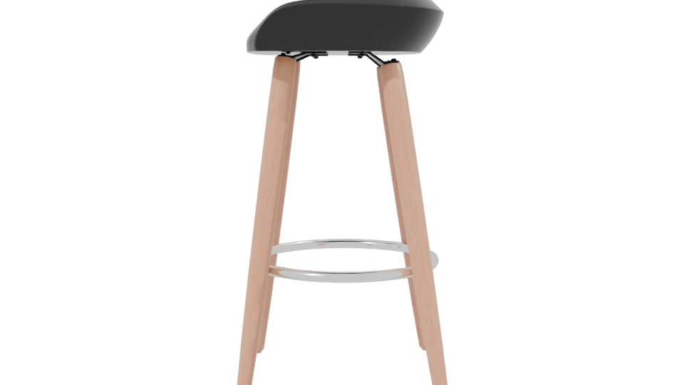 Bar Stool 3D Model - Professional 3D Model Render 2