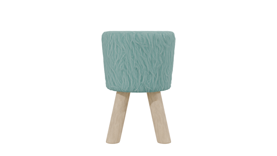Stylized Colorful Stool 3D Model - Professional 3D Model Render 2