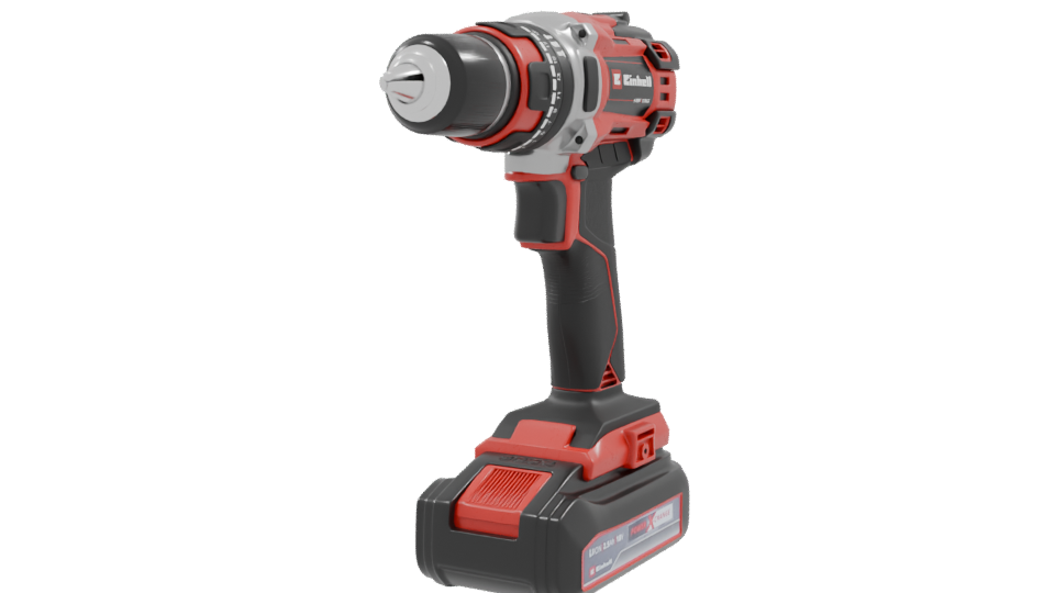 Cordless Power Tool 3D Model - Professional 3D Model Render 9