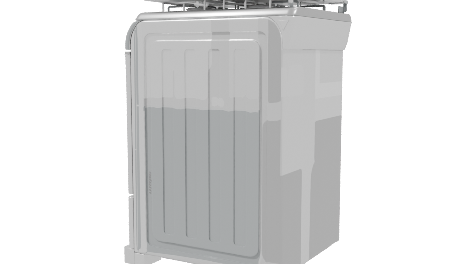 Compact Gas Stove Appliance 3D - Professional 3D Model Render 3