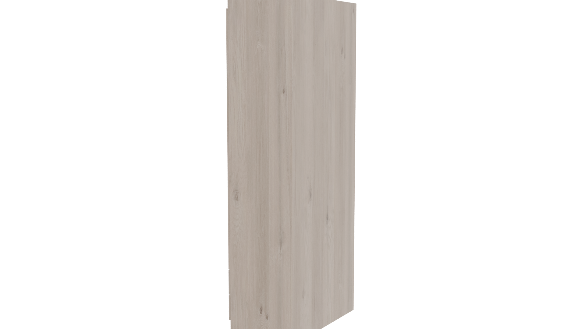 Stylish Two-Door Wardrobe Model - Professional 3D Model Render 3