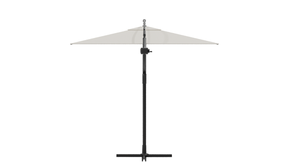 Stylish Outdoor Umbrella 3D Model - Professional 3D Model Render 8