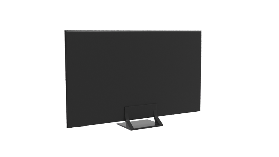 Sleek Modern Television 3D Model - Professional 3D Model Render 4
