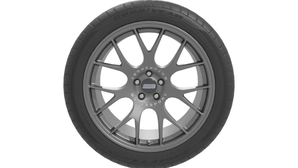 Sporty Racing Wheel Model 3D - Professional 3D Model Render 11