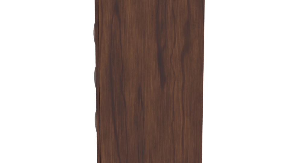 Classic Wooden Nightstand Model - Professional 3D Model Render 2