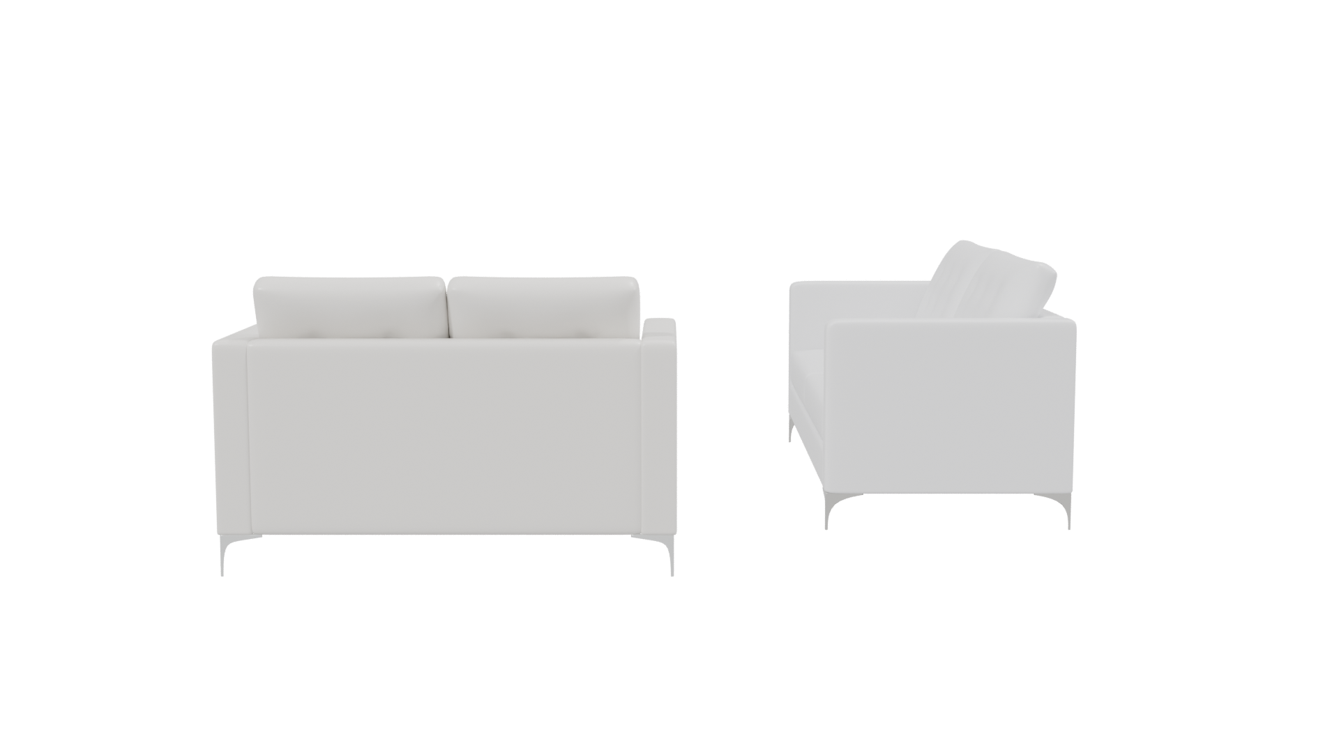 Luxurious Modern Sectional Sofa 3D Model - Professional 3D Model Render 2