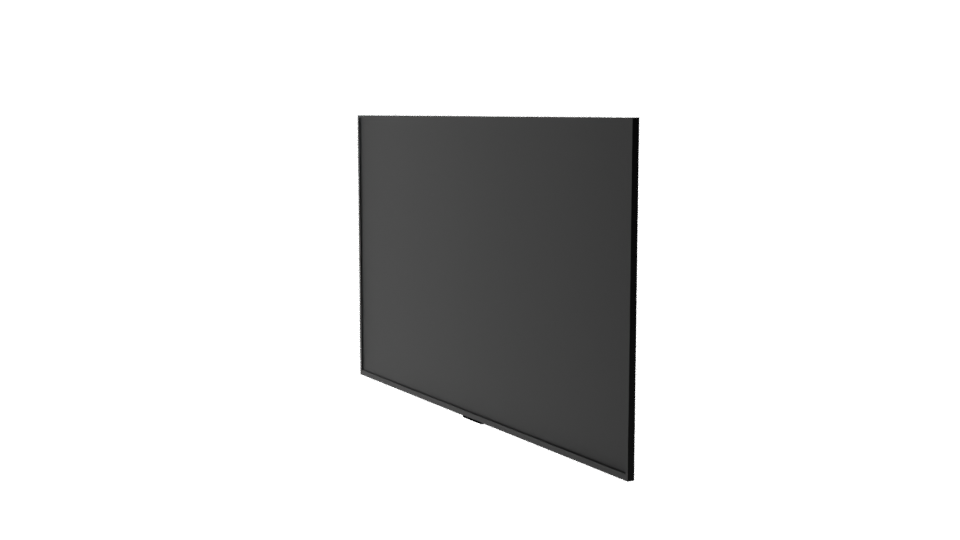 Sleek Modern Television 3D Model - Professional 3D Model Render 13
