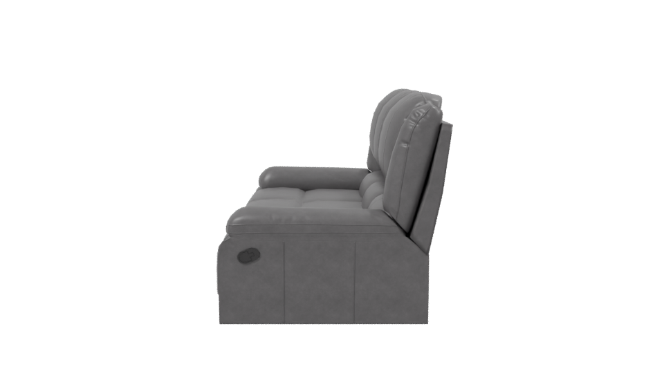 Contemporary Leather Sofa 3D Model - Professional 3D Model Render 2
