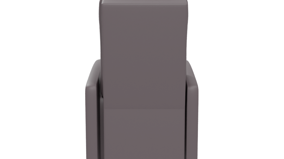 Stylish Reclining Chair Model - Professional 3D Model Render 5