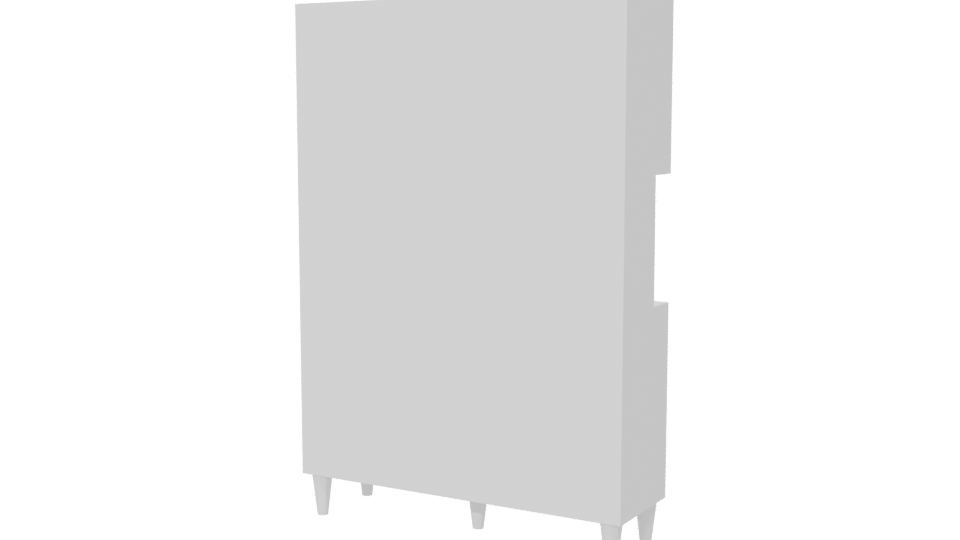 Stylish Modern Kitchen Cabinet 3D Model - Professional 3D Model Render 6