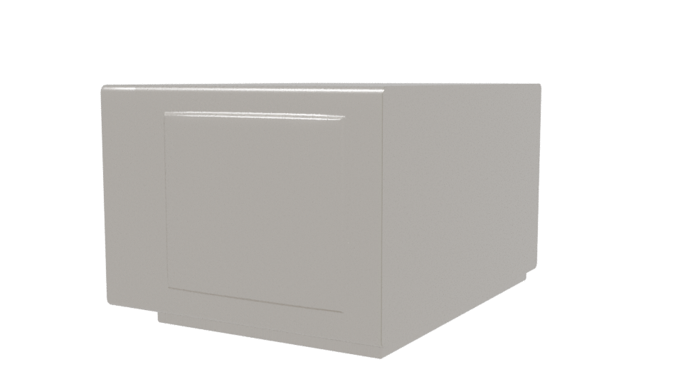 Sleek Modern Microwave Oven 3D - Professional 3D Model Render 3