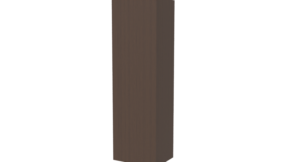 Stylish Wooden Storage Cabinet 3D - Professional 3D Model Render 6