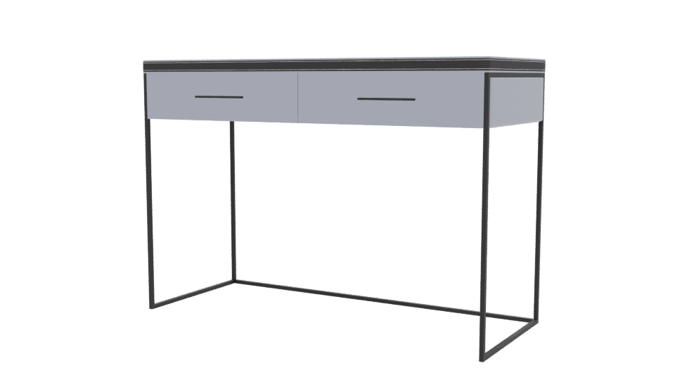 Sleek Modern Desk 3D Model - Professional 3D Model Render 12