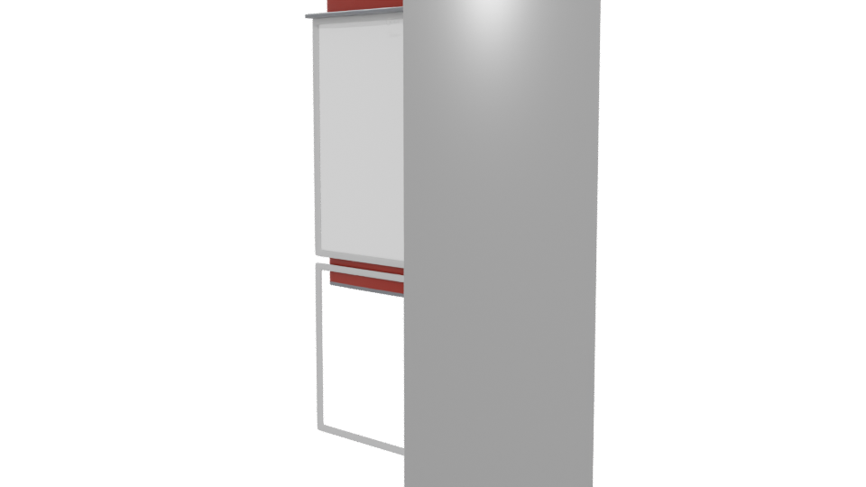 Modern Refrigerator 3D Model - Professional 3D Model Render 5