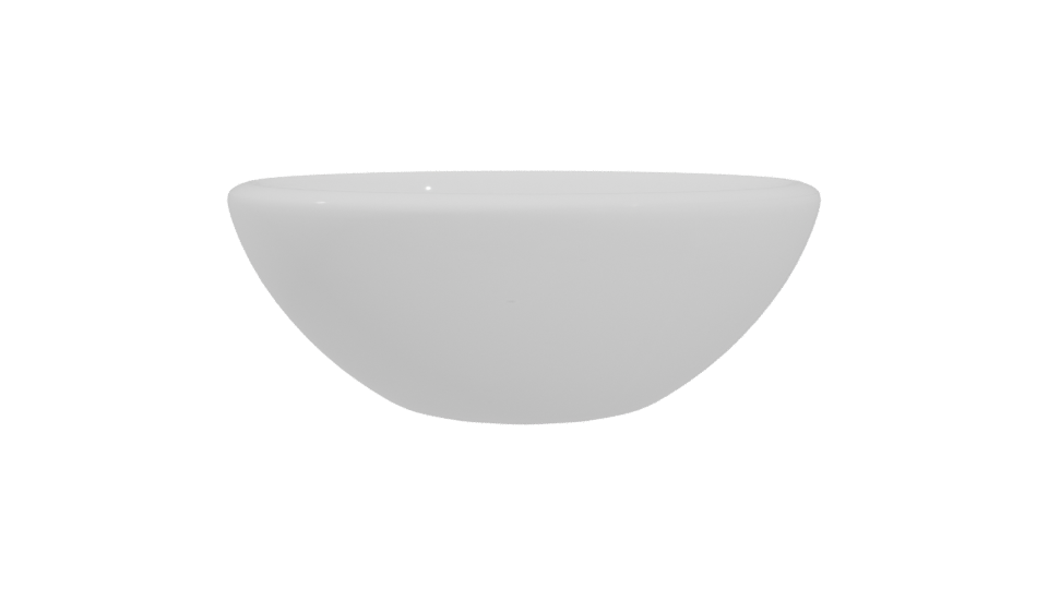 Stylish Modern Basin 3D Model - Professional 3D Model Render 4
