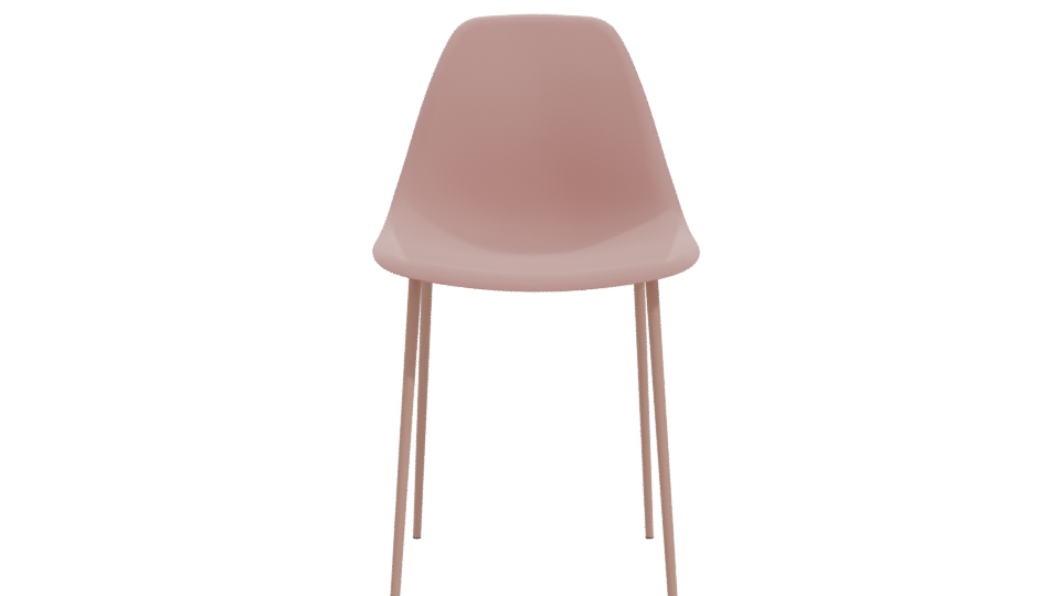 Stylish Minimalist Dining Chair 3D - Professional 3D Model Render 11