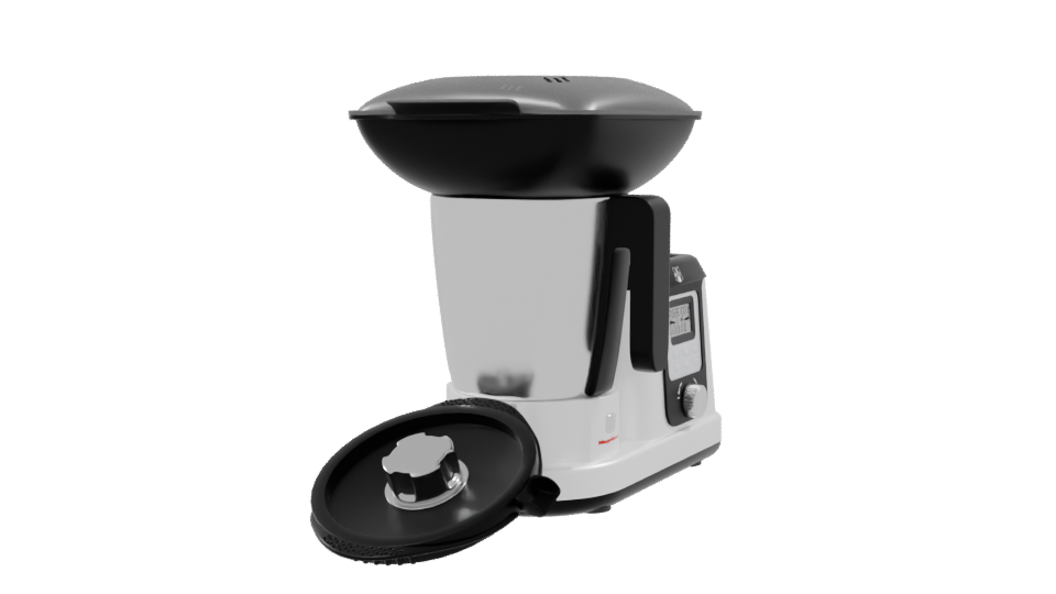 Kitchen Robot MagChef 3D Model - Professional 3D Model Render 9
