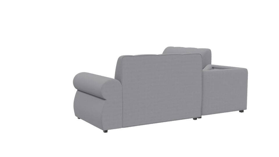 Stylish Modern Sectional Sofa 3D Model - Professional 3D Model Render 4