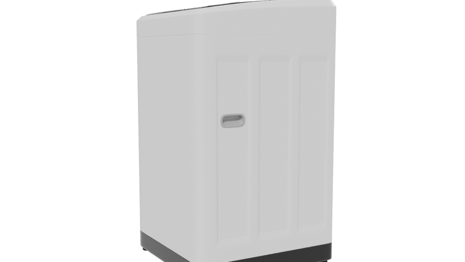 Stylish Top-Loading Washing Machine 3D - Professional 3D Model Render 13