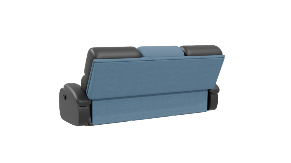 Elegant Modern Reclining Sofa 3D - Professional 3D Model Render 4