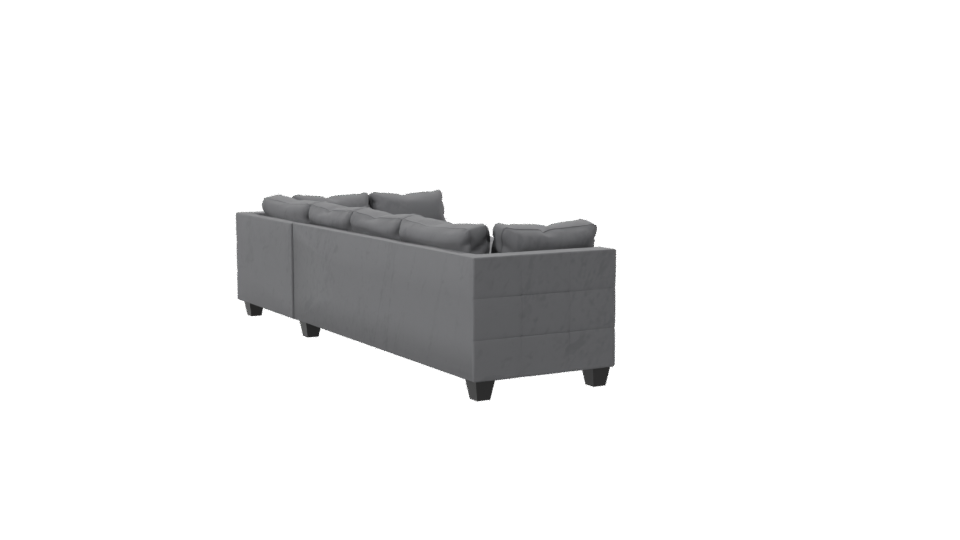Elegant Modern Sectional Sofa 3D - Professional 3D Model Render 7