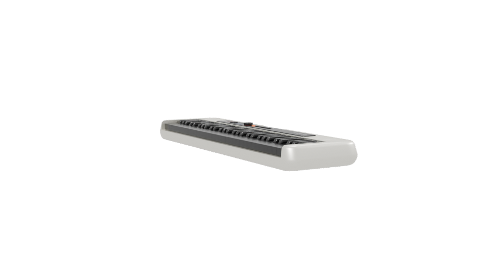 Stylish Digital Keyboard Model - Professional 3D Model Render 13