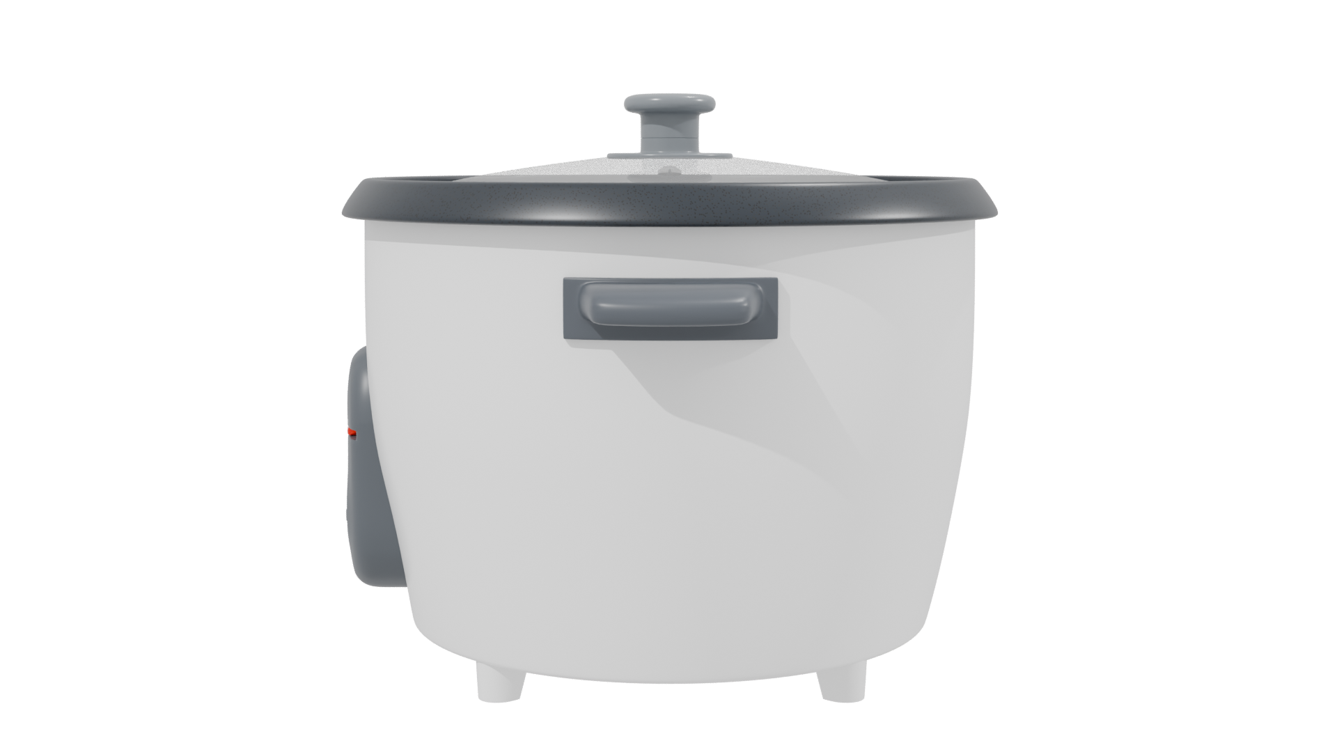 Stylish Electric Rice Cooker 3D - Professional 3D Model Render 2