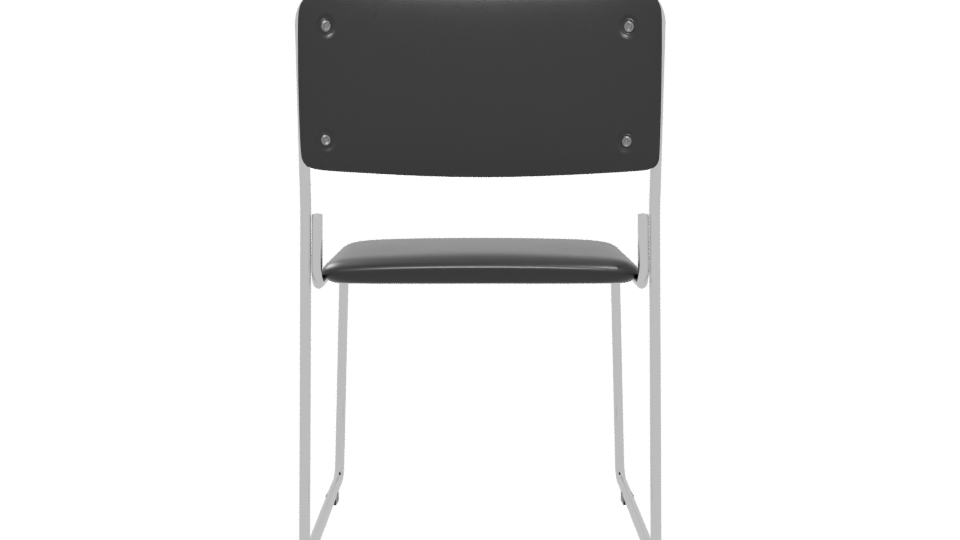 Stylish Metal Frame Chair 3D - Professional 3D Model Render 5