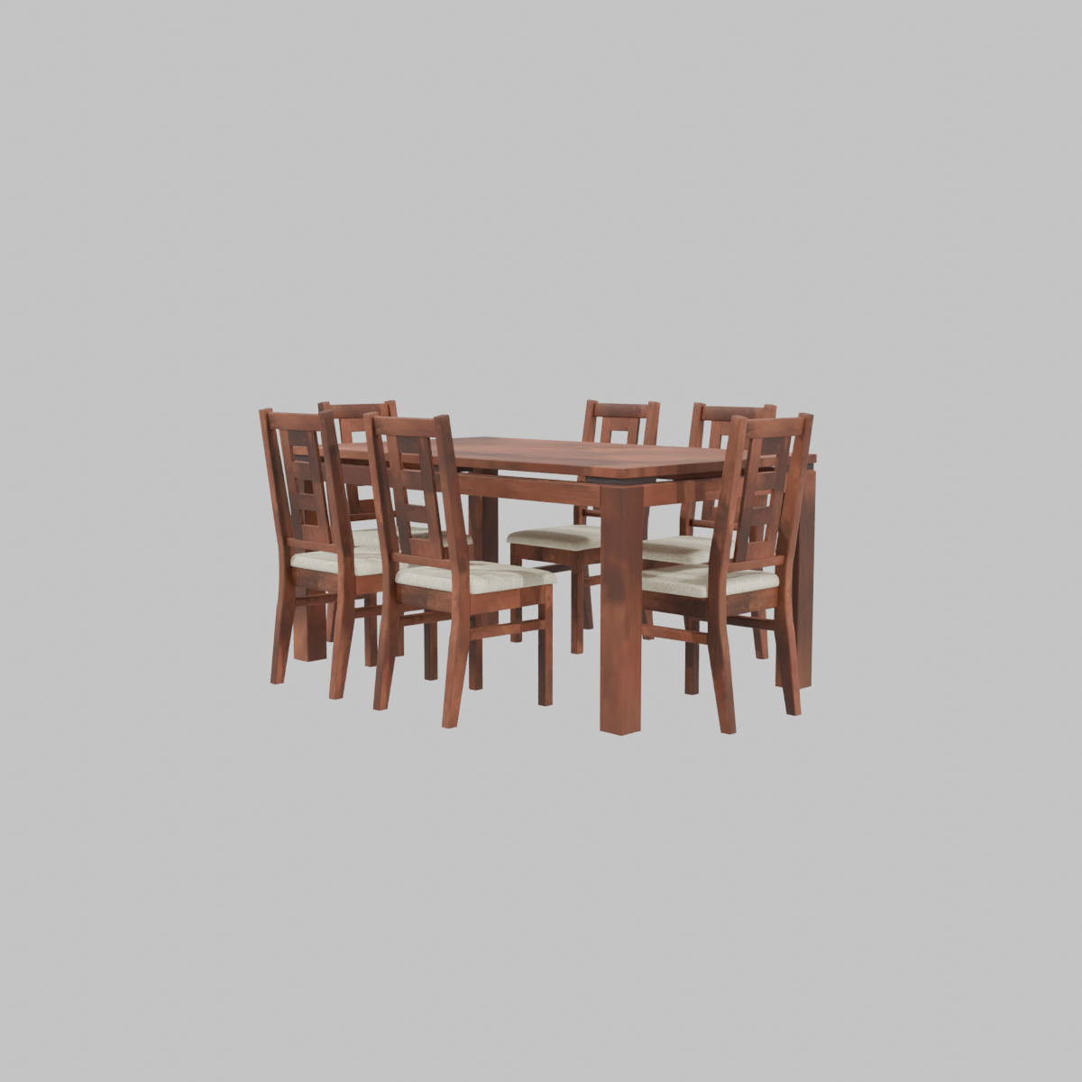 Juego Comedor 6 Sillas Roma Beige