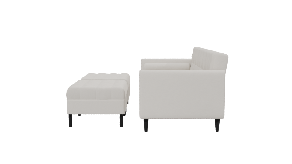 Modern L-Shaped Sofa 3D Model - Professional 3D Model Render 2