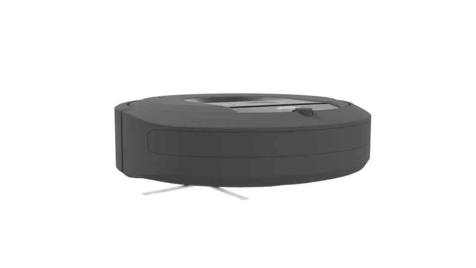 Compact Robot Vacuum Cleaner 3D - Professional 3D Model Render 4