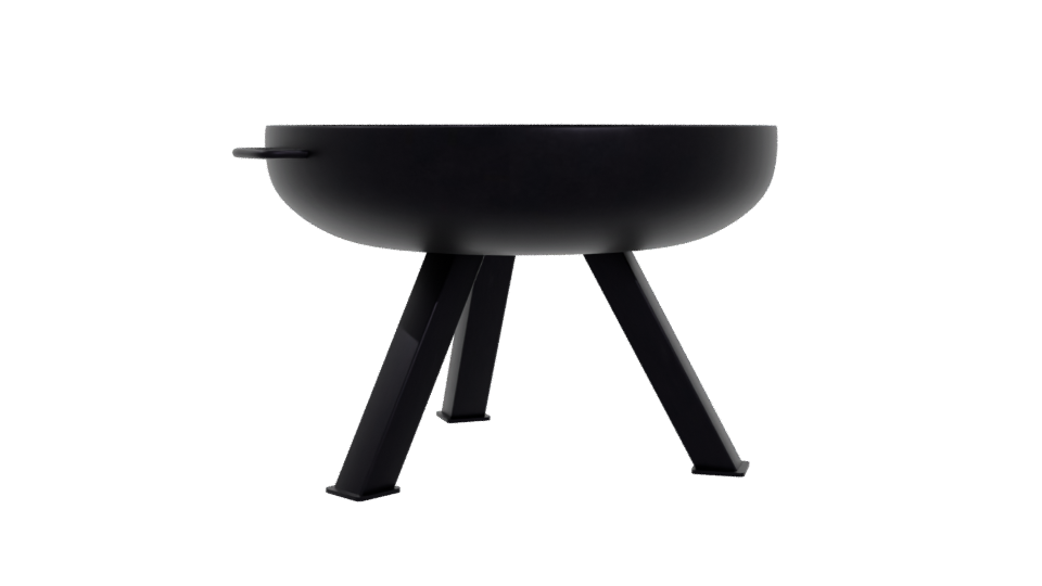 Contemporary Fire Pit 3D Model - Professional 3D Model Render 4