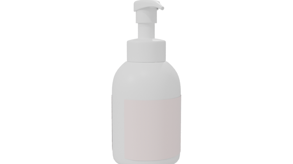 Stylish Lotion Pump Bottle 3D - Professional 3D Model Render 7