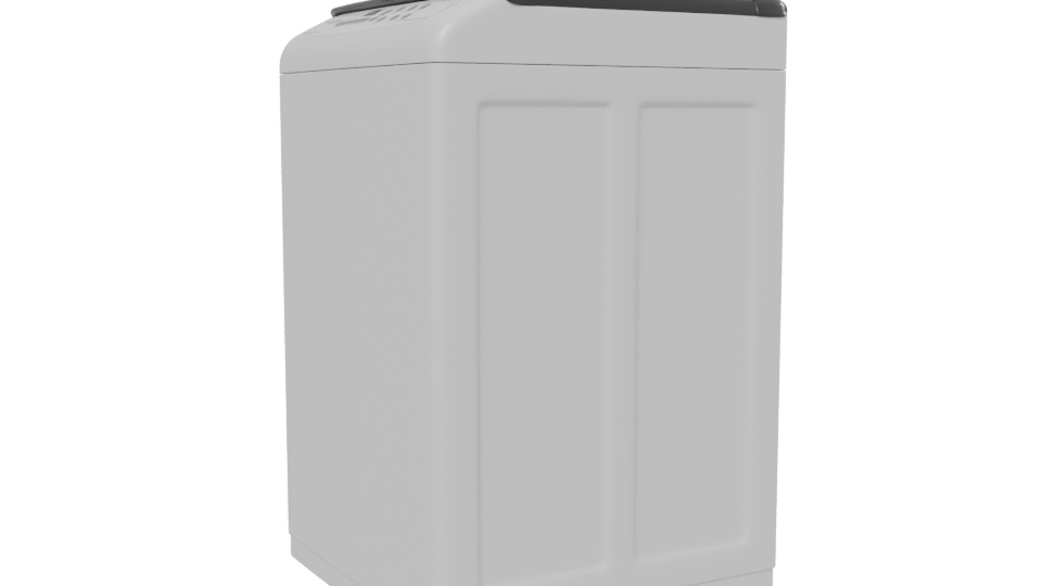 Compact Modern Washing Machine 3D - Professional 3D Model Render 13