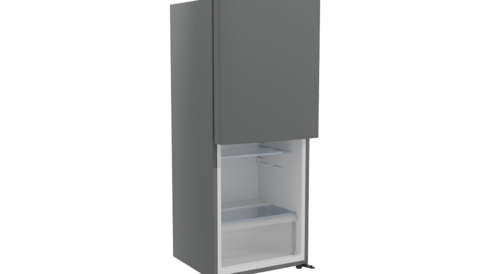 Sleek Modern Refrigerator Model 3D - Professional 3D Model Render 10
