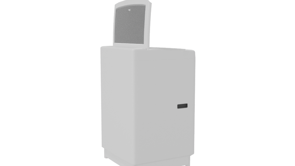 Stylish Top-Loading Washer Model - Professional 3D Model Render 7