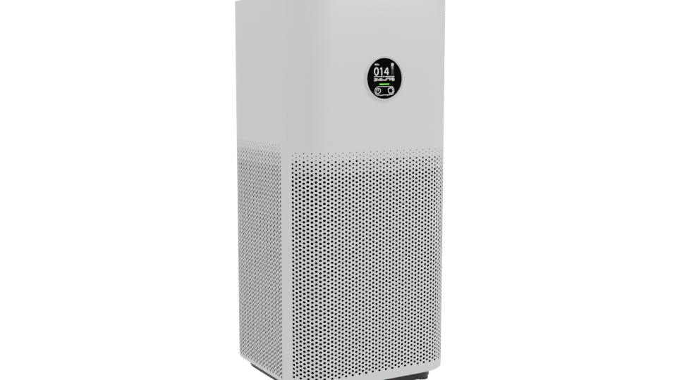 Sleek Air Purifier 3D Model - Professional 3D Model Render 10