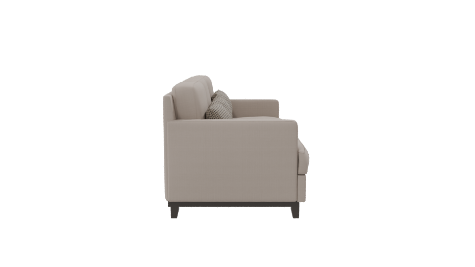 Contemporary Fabric Sofa 3D Model - Professional 3D Model Render 8