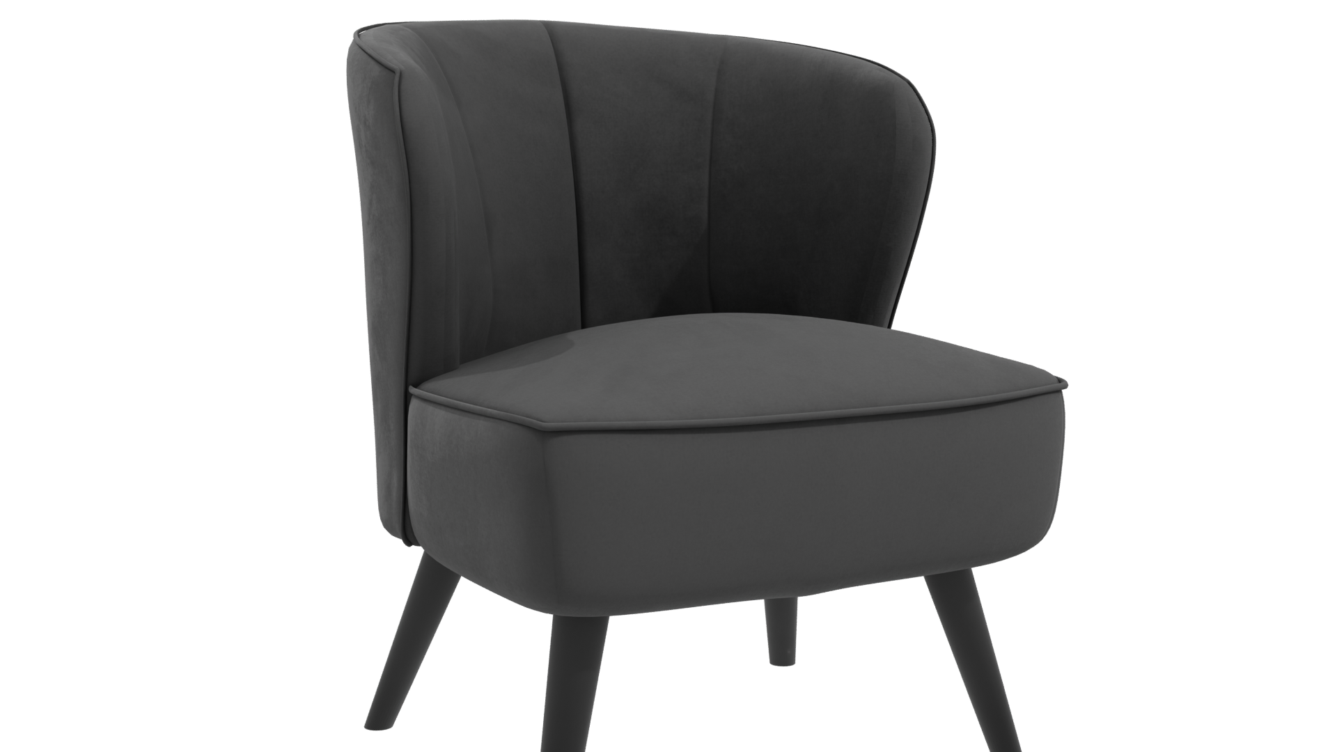 Stylish Modern Accent Chair 3D - Professional 3D Model Render 10