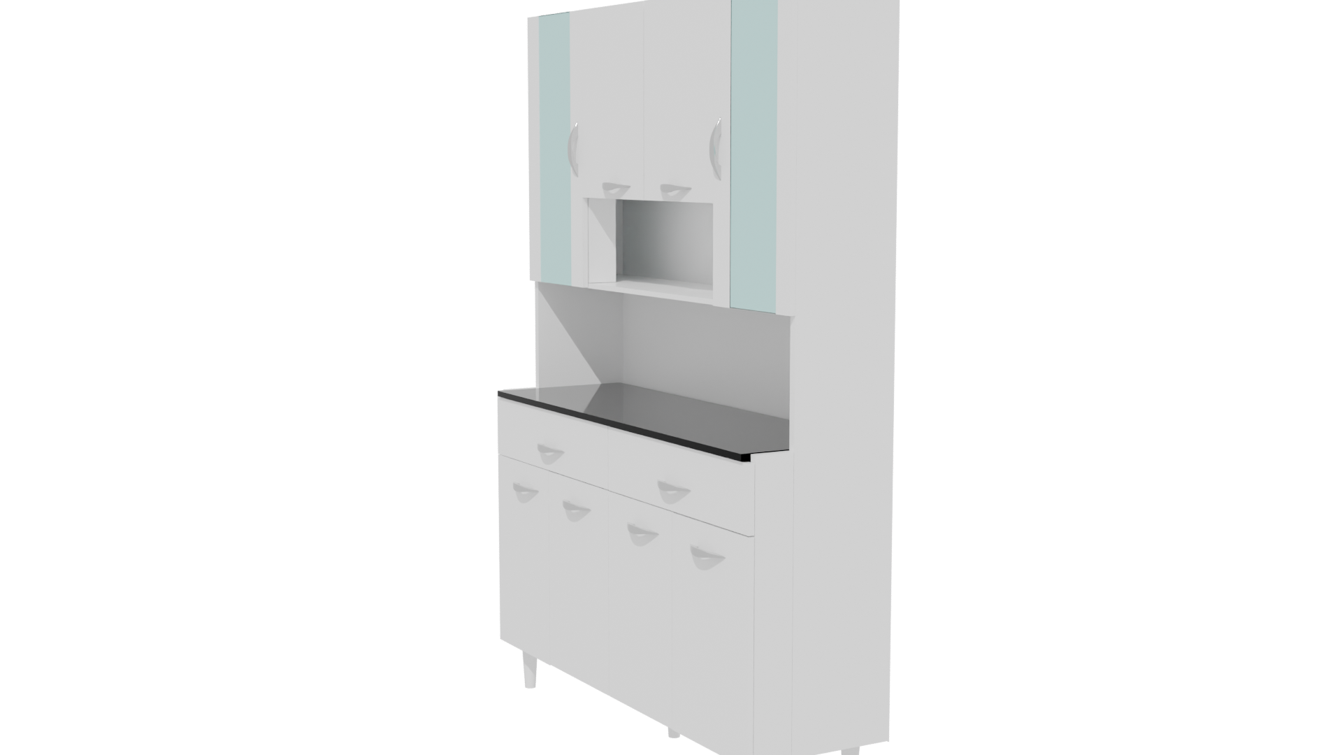 Stylish Kitchen Cabinet 3D Model - Professional 3D Model Render 13