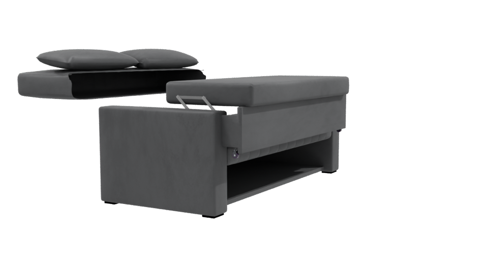 Contemporary Fabric Sofa Model - Professional 3D Model Render 9