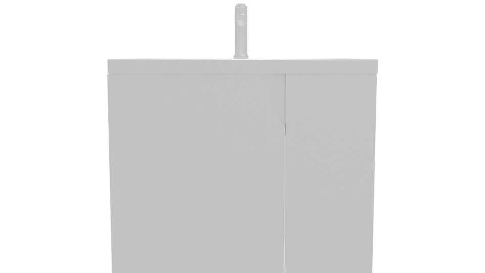 Contemporary Bathroom Vanity with Sink 3D Model - Professional 3D Model Render 11