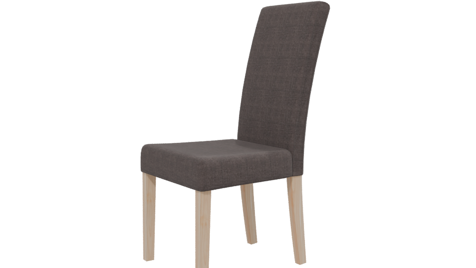 Stylish Fabric Dining Chair 3D - Professional 3D Model Render 13