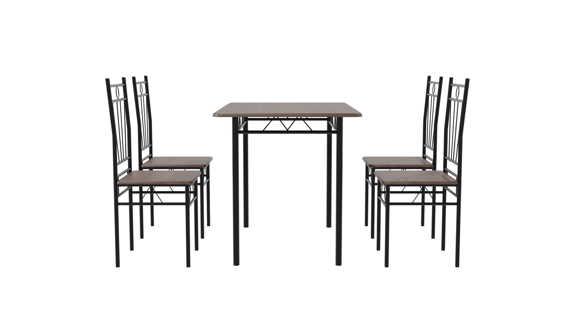 Modern Dining Table Set 3D - Professional 3D Model Render 8