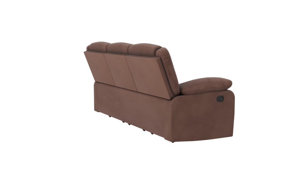 Stylish Brown Sofa 3D Model - Professional 3D Model Render 7