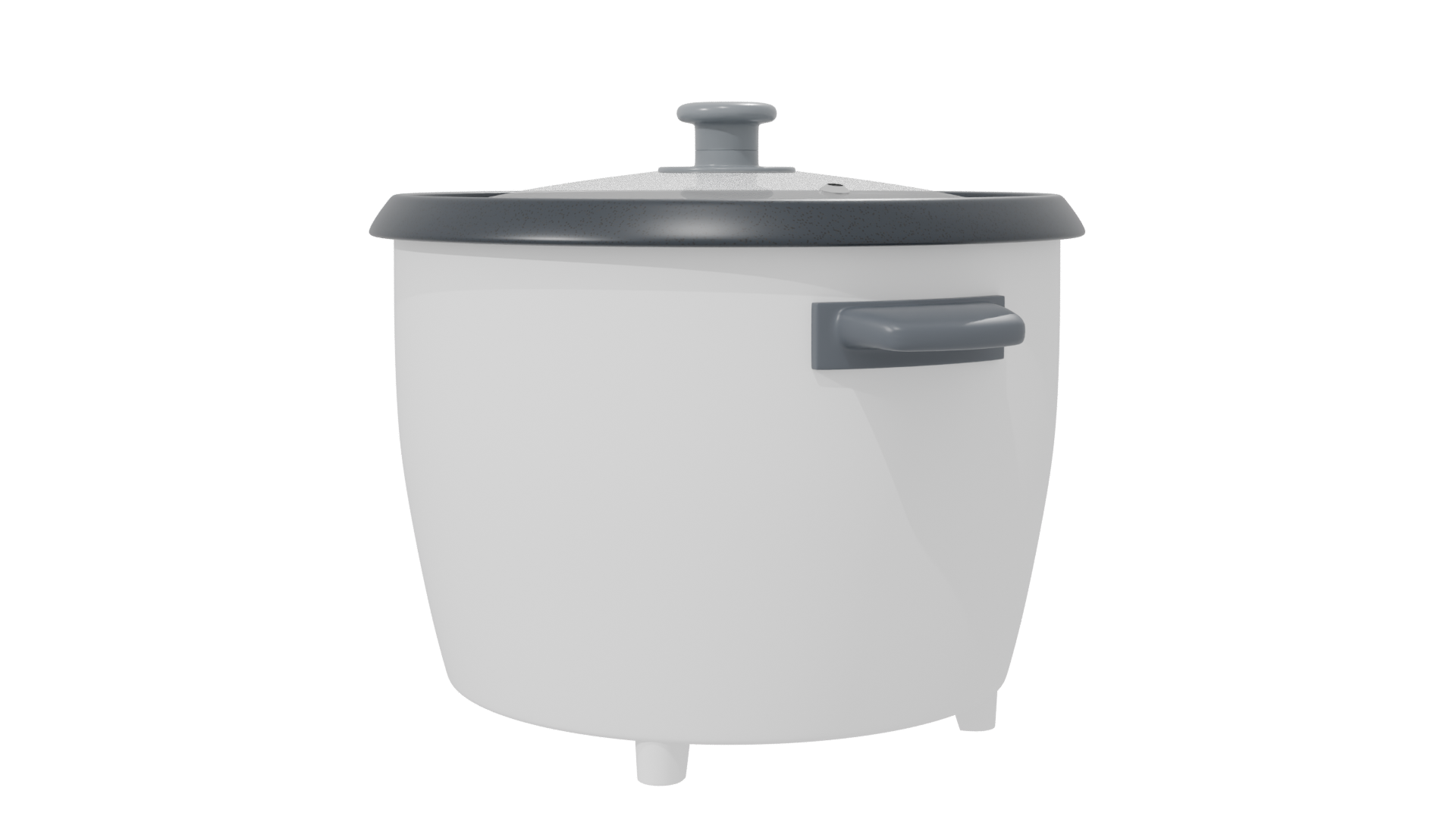 Stylish Electric Rice Cooker 3D - Professional 3D Model Render 7