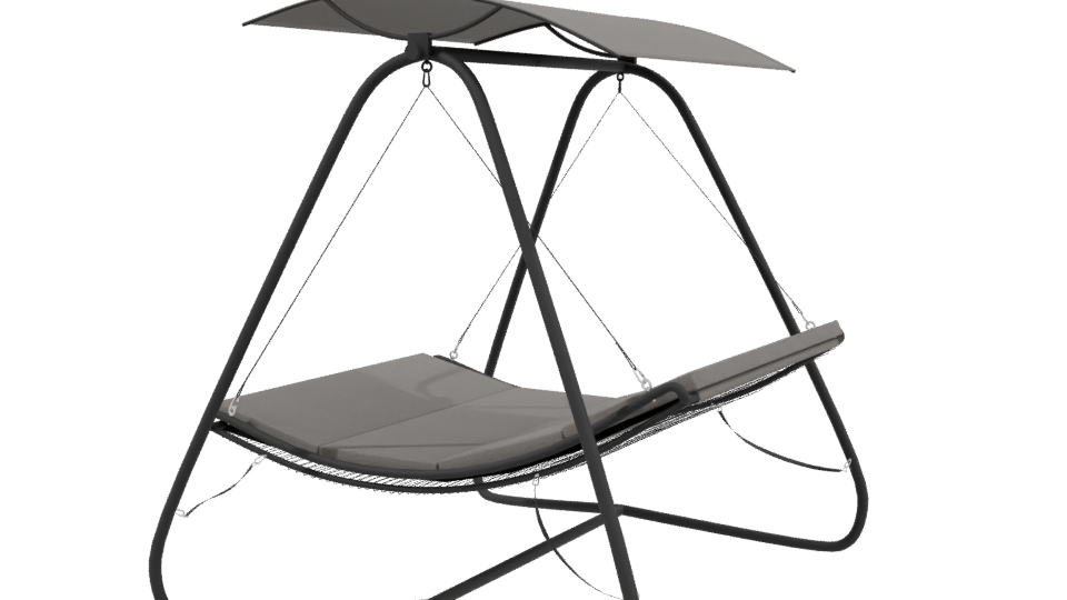 Stylish Outdoor Swing Seat 3D - Professional 3D Model Render 3