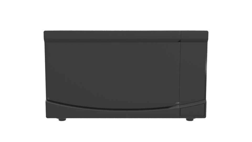 Sleek White Microwave 3D Model - Professional 3D Model Render 11